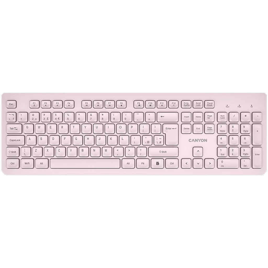 Canyon Silent Wireless Keyboard HKB-W01 CNS-HKBW01BG