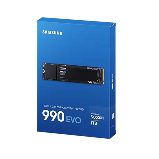 Samsung 990 EVO MZ-V9E1T0BW - SSD - 1 TB - PCIe 5.0 x2 (NVMe)