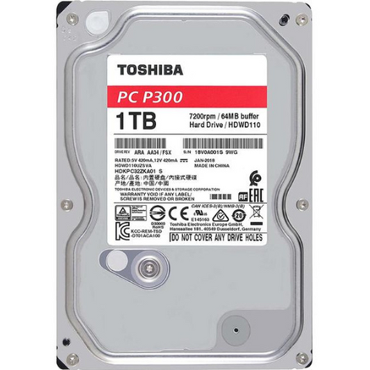 Toshiba Internal HDD 3.5" 1TB