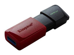 Kingston USB stick DataTraveler Exodia M - USB 3.2 Gen 1 (3.1 Gen 1) - 128 GB - Black/Red
