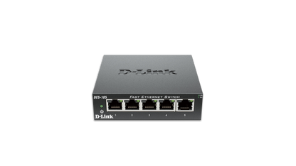 5-Port Fast Ethernet Unmanaged Desktop Switch DES-105