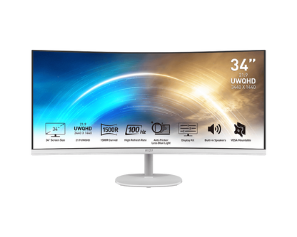 MSI Monitor PRO MP341CQW 34'' UWQHD AG 100HZ