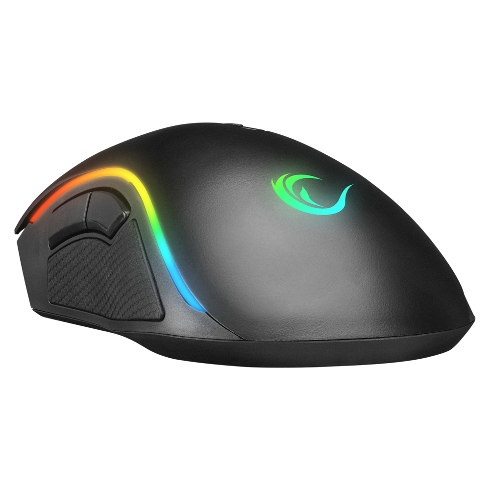 Rampage Shine SMX-R15 USB Black/Gray 10 Key 10000dpi RGB Gaming Mouse