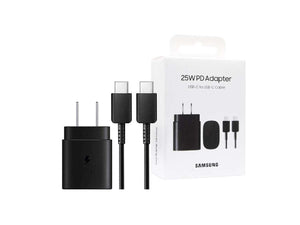 Samsung 25W PD Power Adapter Charger with Type-C to Type-C Cab