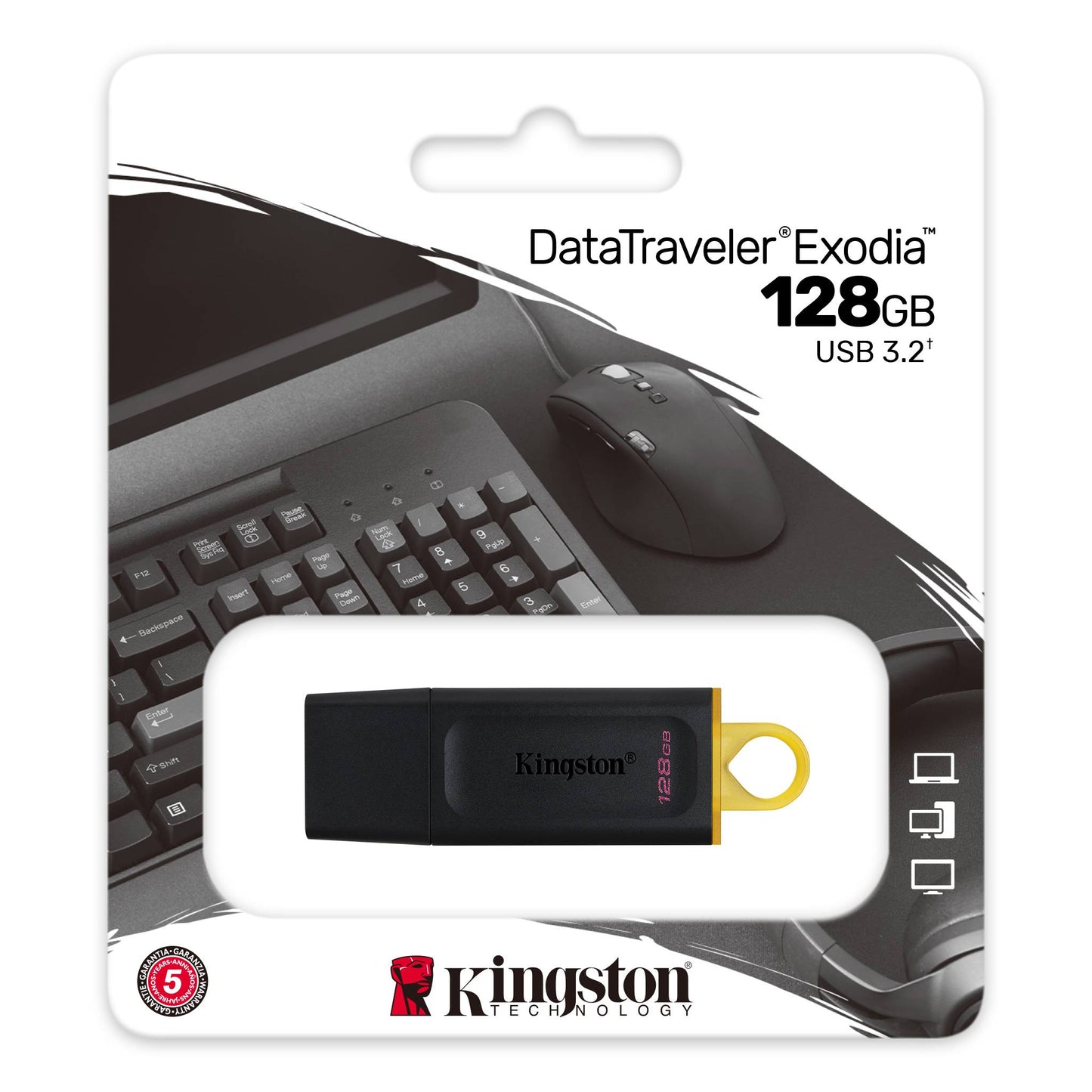 128 GB - DataTraveler Exodia USB Flash Drive