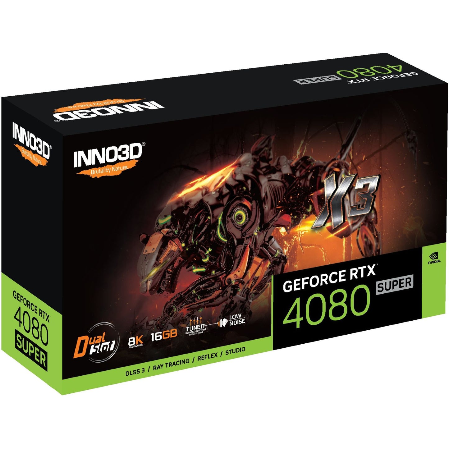 PCIE RTX 4080 Super 16GB Inno3D X3 GDDR6X 3Fan