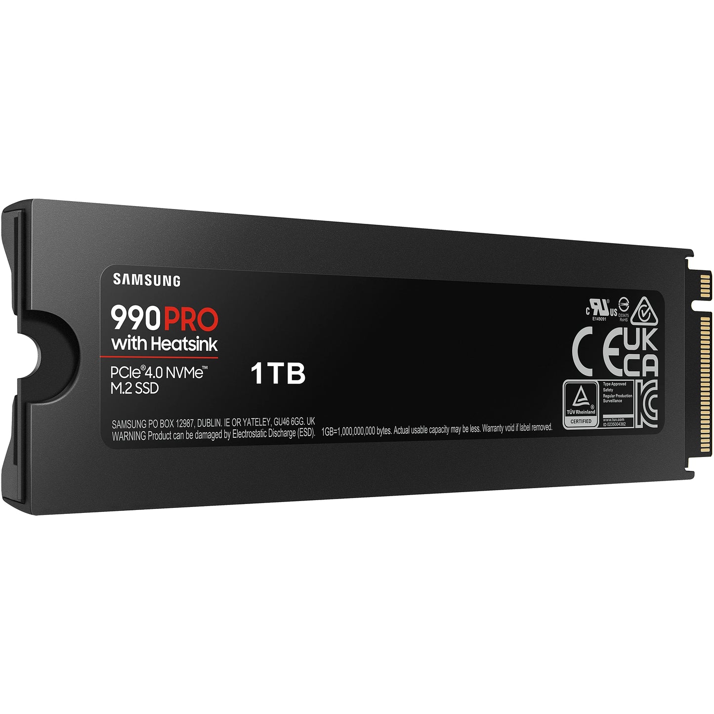 1TB Samsung 990 PRO Heatsink NVMe PCIe 4.0 x 4 retail