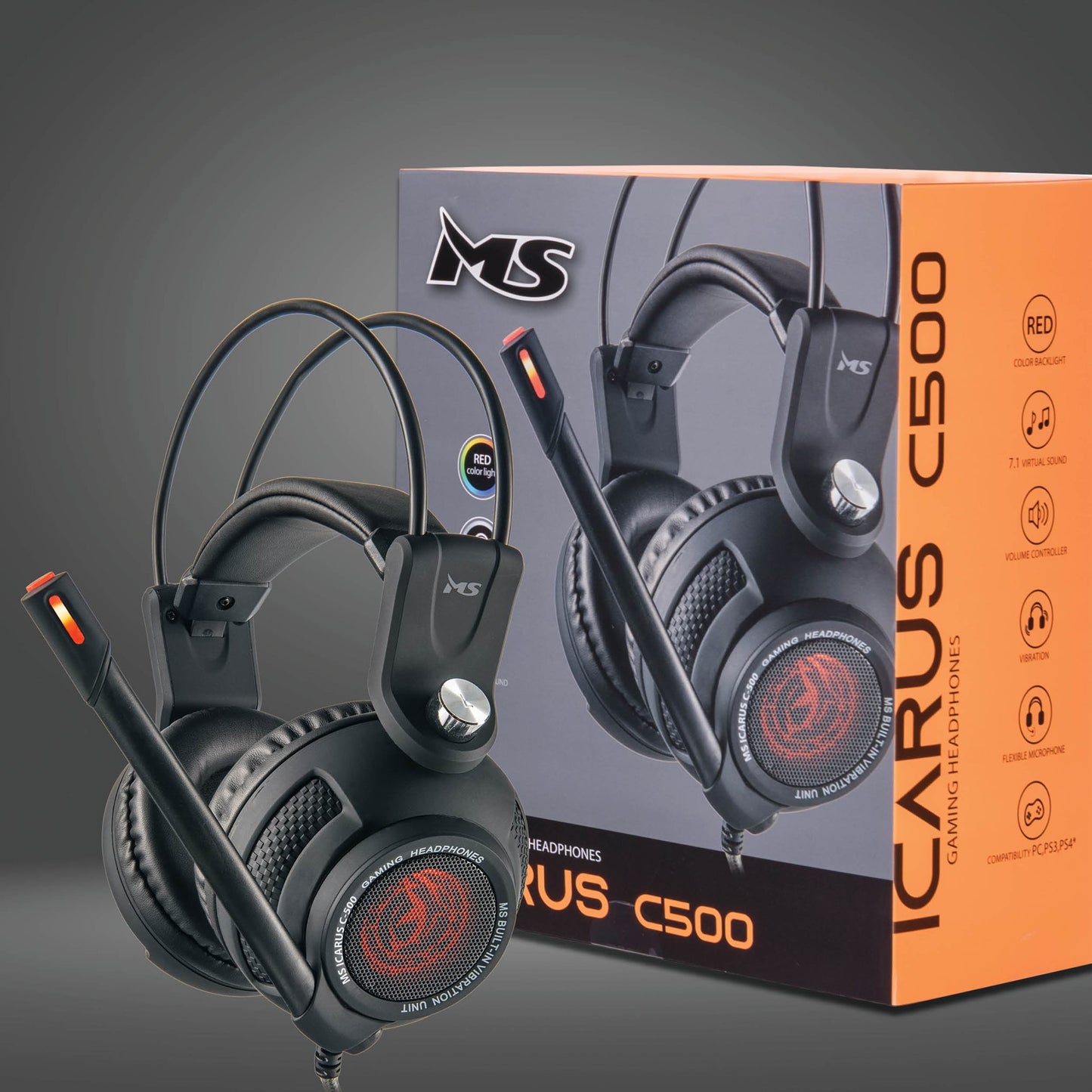 MS ICARUS C500 gaming headphones