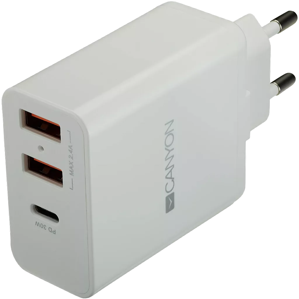 Powerful Technology Multi-USB Wall Charger, 2.4A H-08