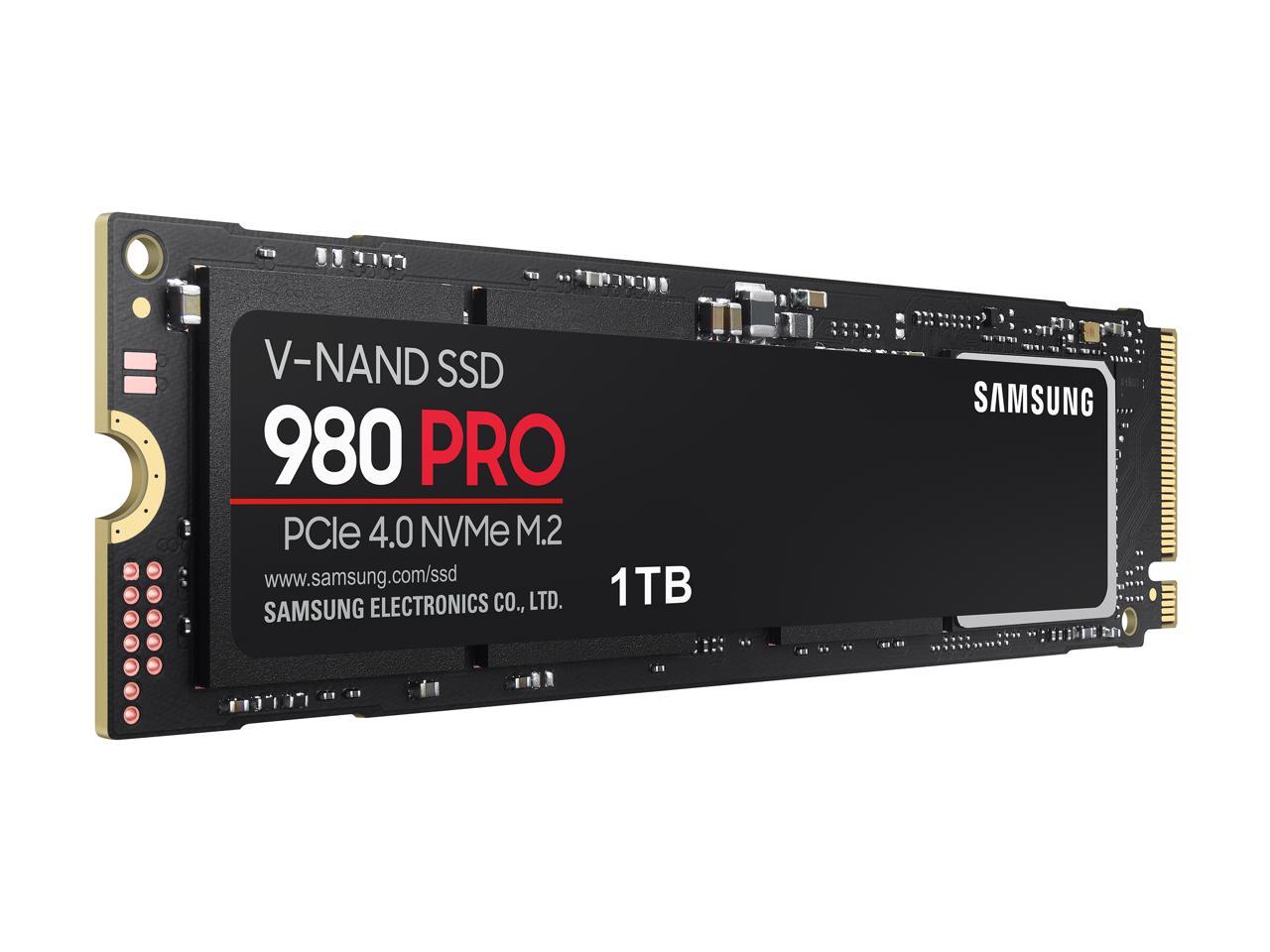 SAMSUNG 980 PRO SSD 1TB, PCIe 4.0 M.2 2280