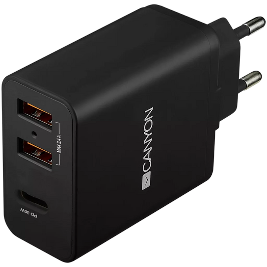 Powerful Technology Multi-USB Wall Charger, 2.4A H-08