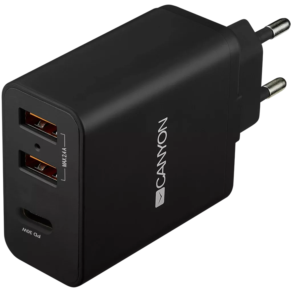 Powerful Technology Multi-USB Wall Charger, 2.4A H-08