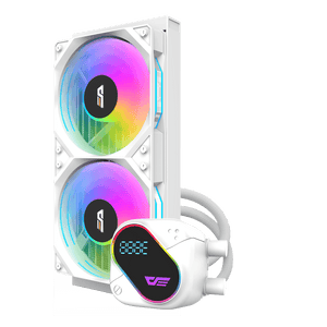 Darkflash Explore DO-240 White AIO Liquid Cooler LCD Display 240mm ARGB