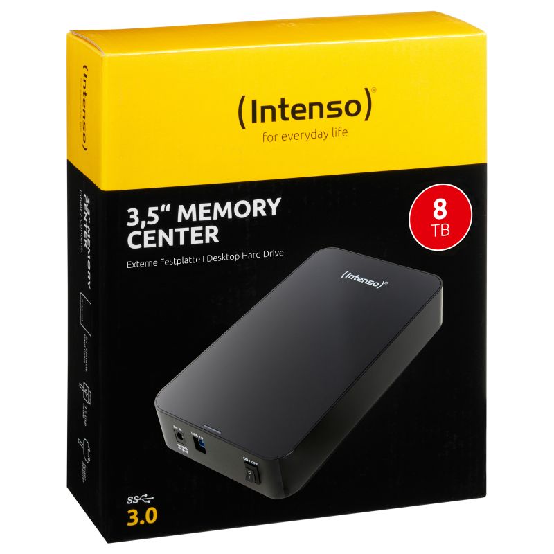 3,5 8TB Intenso Memory Center USB 3.0 black