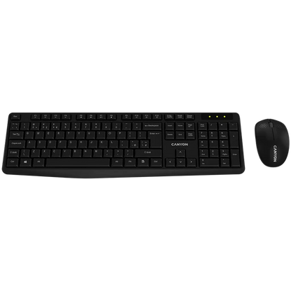 Canyon Keyboard Mouse Wireless Set CNE-HSETW01