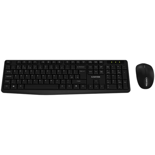 Canyon Keyboard Mouse Wireless Set CNE-HSETW01