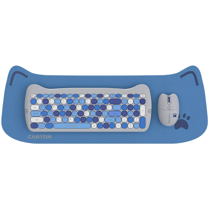 Canyon Wireless combo HSET-W6 Kitty Edition Blue