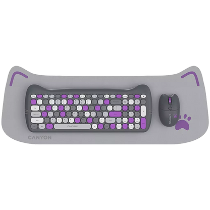 Canyon Wireless combo HSET-W6 Kitty Edition Violet