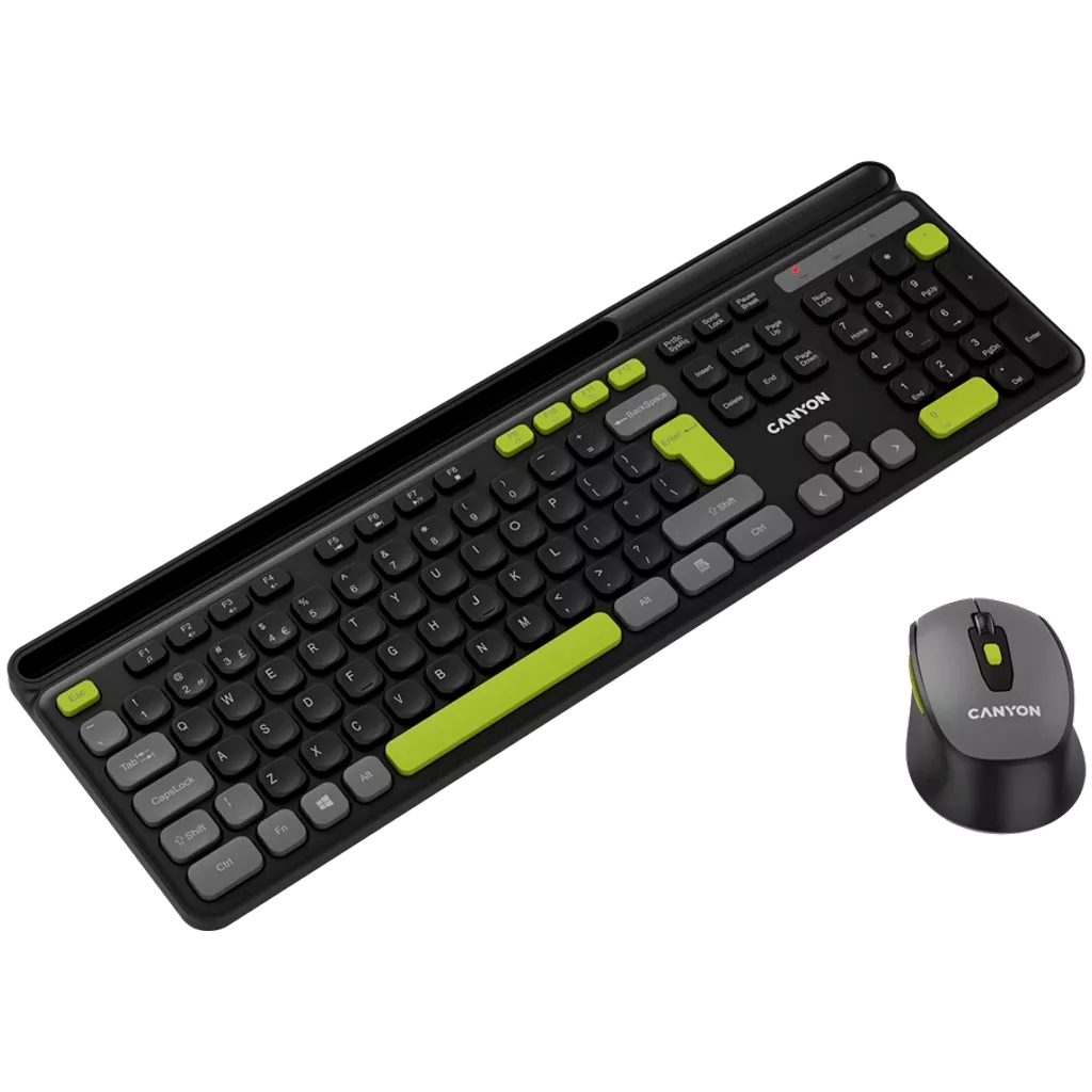 Canyon Wireless Combo Set  CNS-HSETW5BK Black