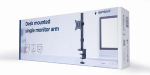 Desk mounted single monitor arm, 17”-32” MA-D1-02