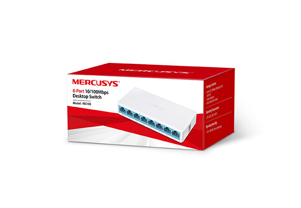 8-Port 10/100Mbps Desktop Switch