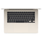Apple MacBook Air: Apple M5 chip with 10-core CPU and 10-core GPU, 16GB, 512GB SSD - Starlight