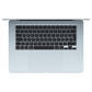 Apple MacBook Air: Apple M5 chip with 10-core CPU and 10-core GPU, 16GB, 512GB SSD - Sky Blue