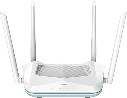 D-Link WiFi 6 Router, AX1500 Ai Series 802.11AX Smart Home Wireless Internet Gigabit Dual Band Network System