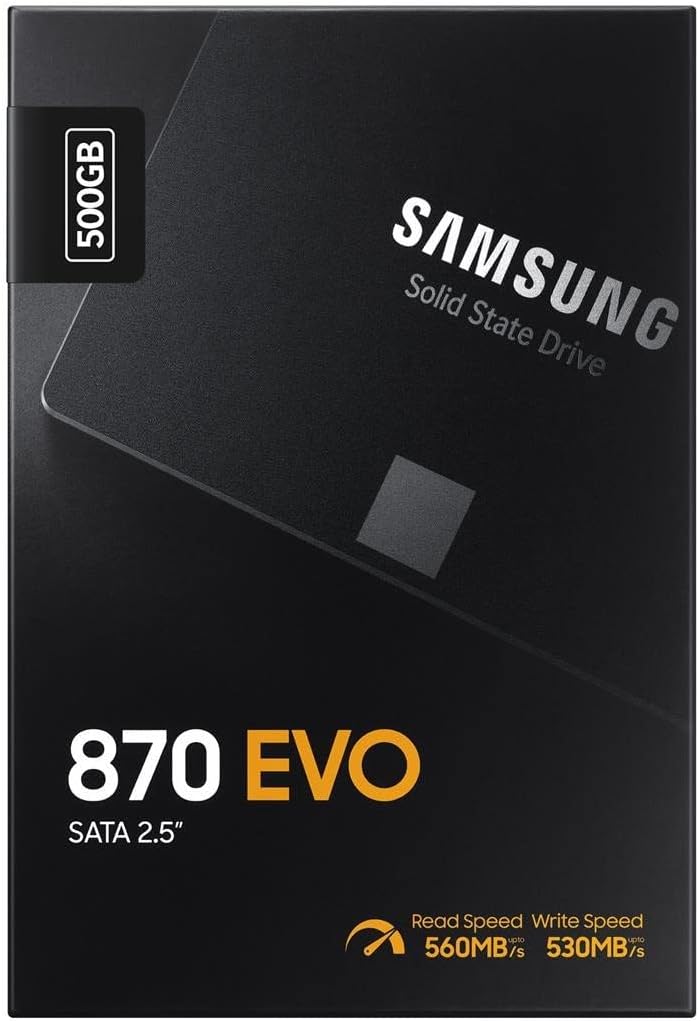 Samsung SSD 870 EVO, 500 GB