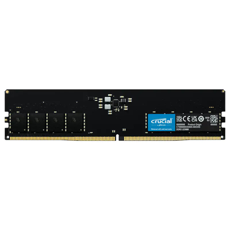 Crucial 16GB (1x16GB) CL40 4800MHz UDIMM DDR5 RAM