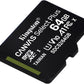 Kingston Flash Memory Card   64 GB with adapter Canvas Select Plus - microSDXC UHS-I -