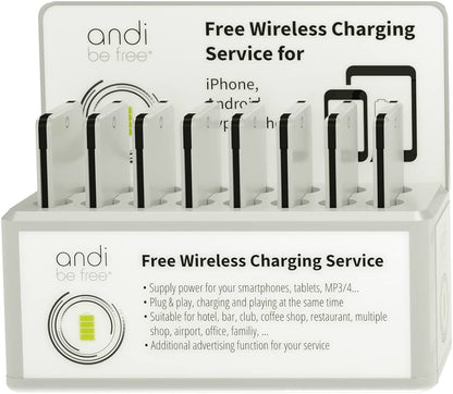 Andi Be Free Wireless Power Bank Charging Station