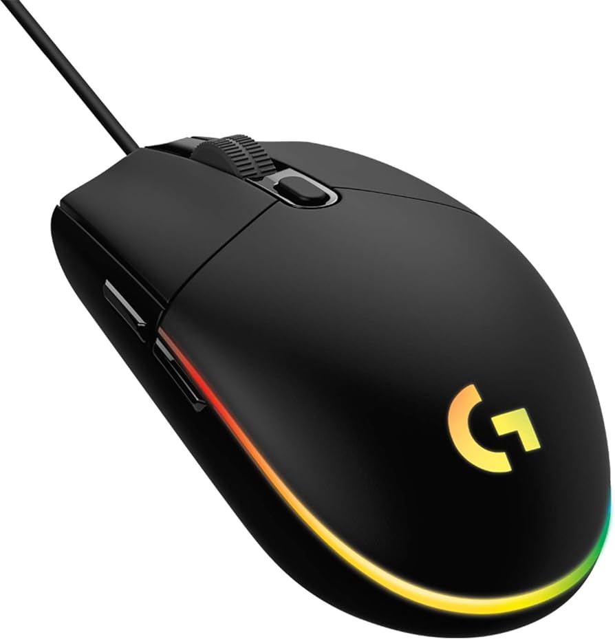 MOUSE LOGITECH G G203 LIGHTSYNC RGB 8000 DPI BLACK USB