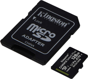 Kingston Flash Memory Card with adapter Canvas Select Plus - microSDXC UHS-I - 128 GB