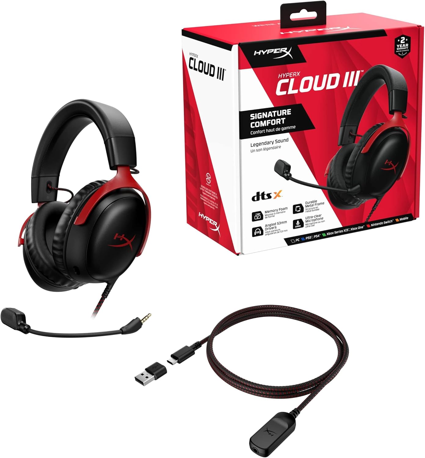 HyperX Cloud III – Wired Gaming Headset