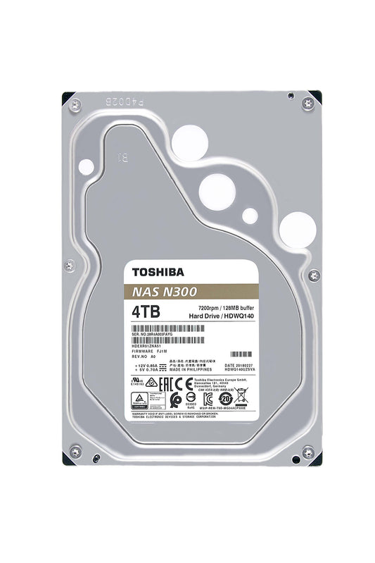 Toshiba 4TB 3.5" SATA 6Gb/s 7200 RPM 128M