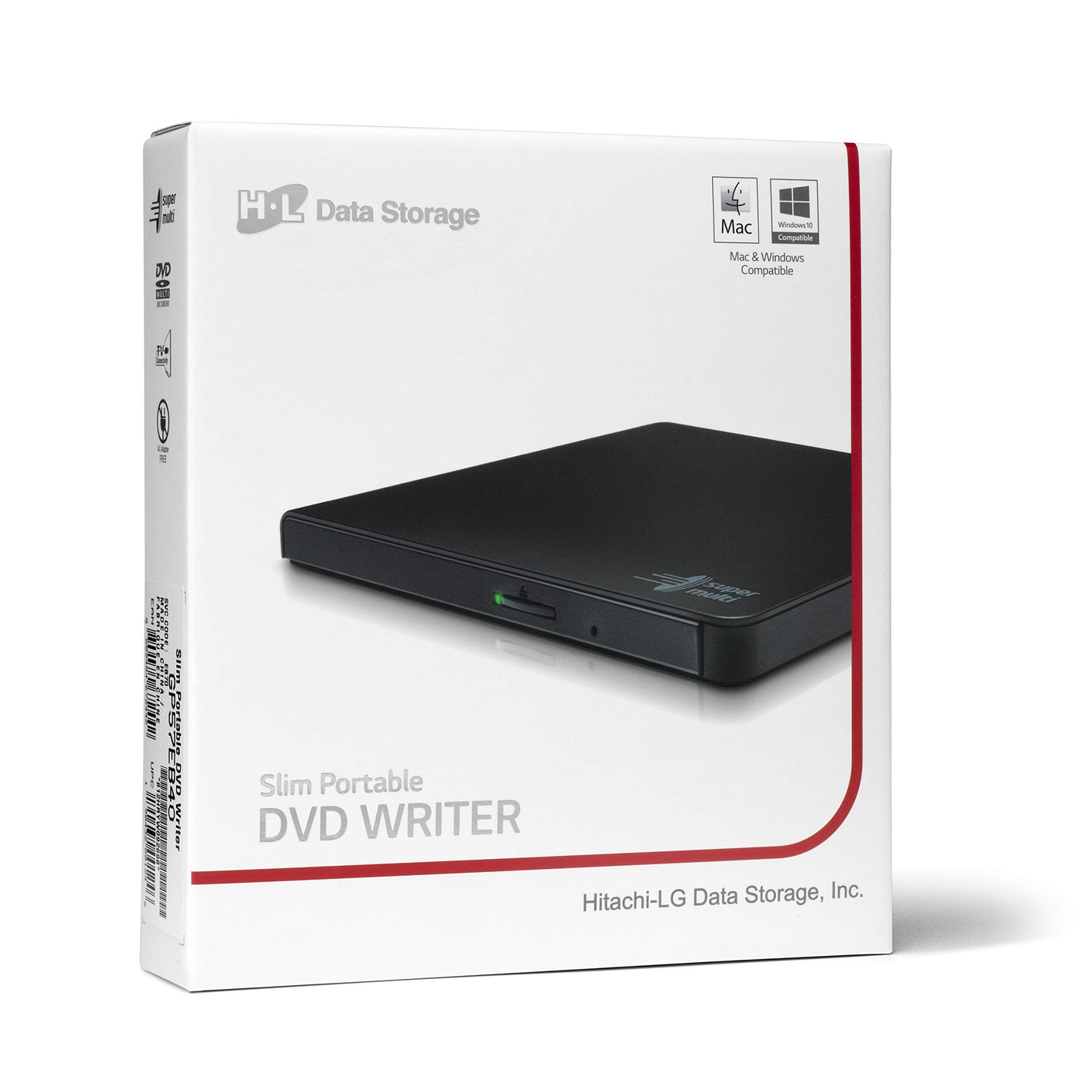 External DVD Drive, Slim Portable DVD Player/Writer for Laptop/Desktop PC,