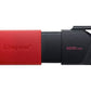 Kingston USB stick DataTraveler Exodia M - USB 3.2 Gen 1 (3.1 Gen 1) - 128 GB - Black/Red