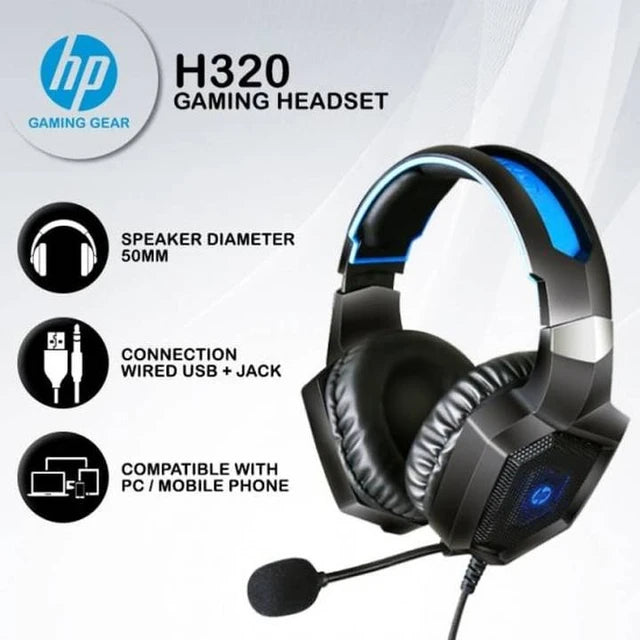 Original HP H320 GS 7.1 Gaming Headphones