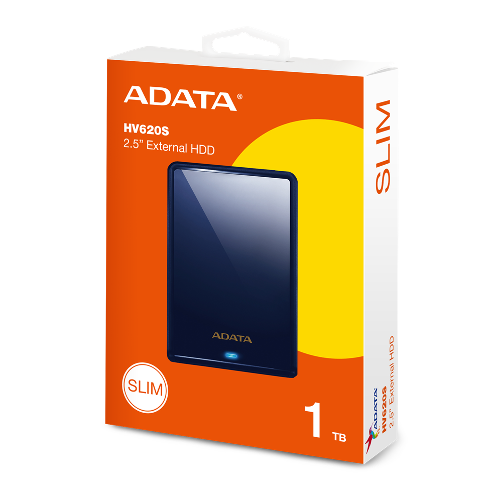 ADATA 1TB  2.5" Portable External Hard Drive Slim