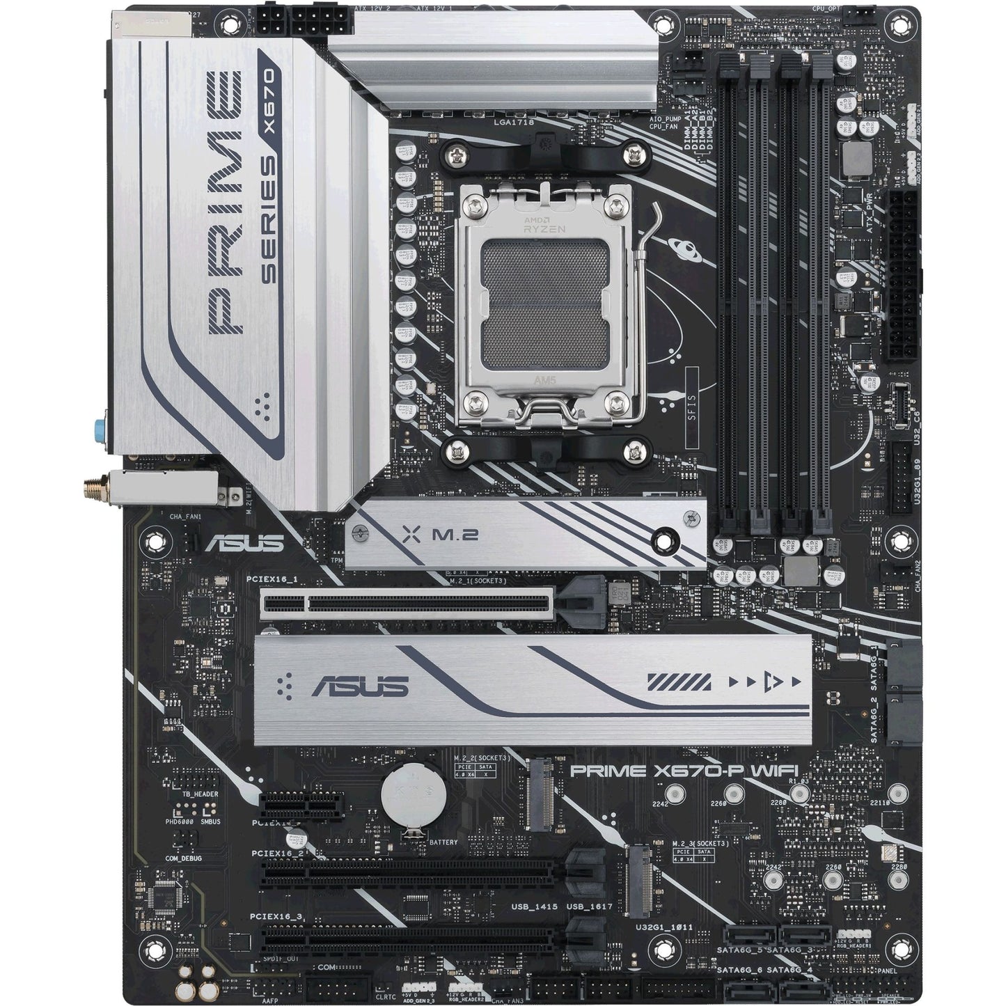 ASUS PRIME X670-P WIFI AMD X670 Socket AM5