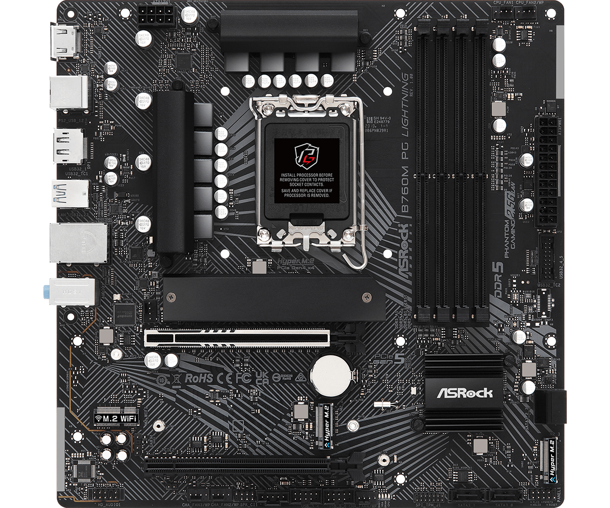 ASRock B760 PG LIGHTING Phantom GAMING