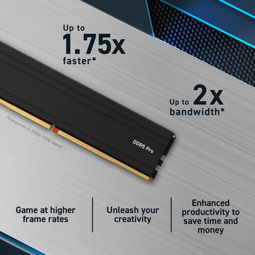 Crucial Pro 32GB Kit (16GBx2) DDR5-5600 UDIMM