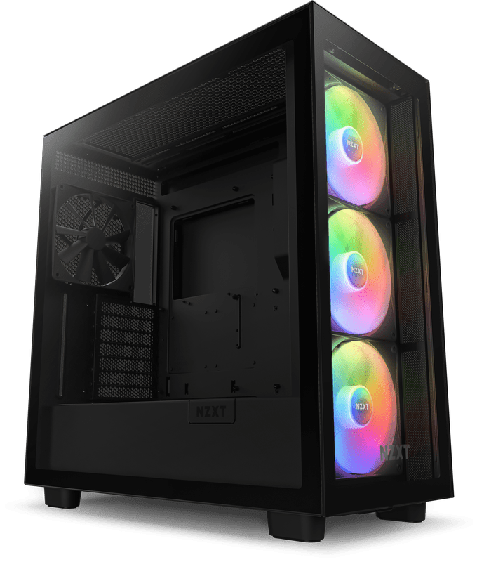 NZXT Case H7 Elite 2023 Black Midi ATX ( CM-H71EB-02) - Kasë kompjuteri - e zezë