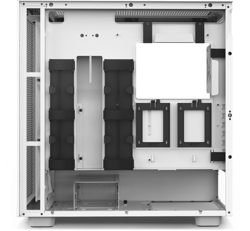 NZXT Case H7 Flow RGB White Midi ATX (CM-H71FW-R1) - Kasë kompjuteri - e bardhë