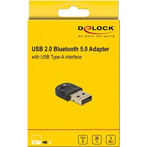 DELOCK 61012 Bluetooth 5.0 USB 2.0 Adapter