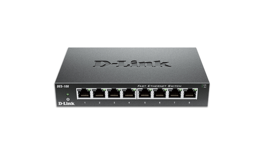 8-Port Fast Ethernet Unmanaged Desktop Switch