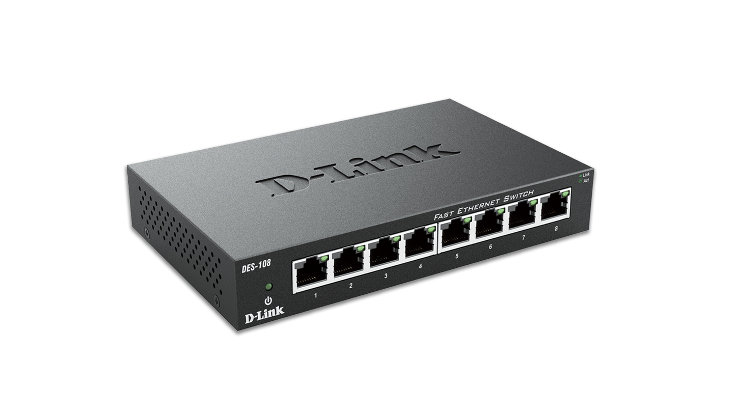 8-Port Fast Ethernet Unmanaged Desktop Switch