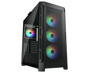 Kasë Cougar Gaming Mid Tower Case Airface Pro RGB Black