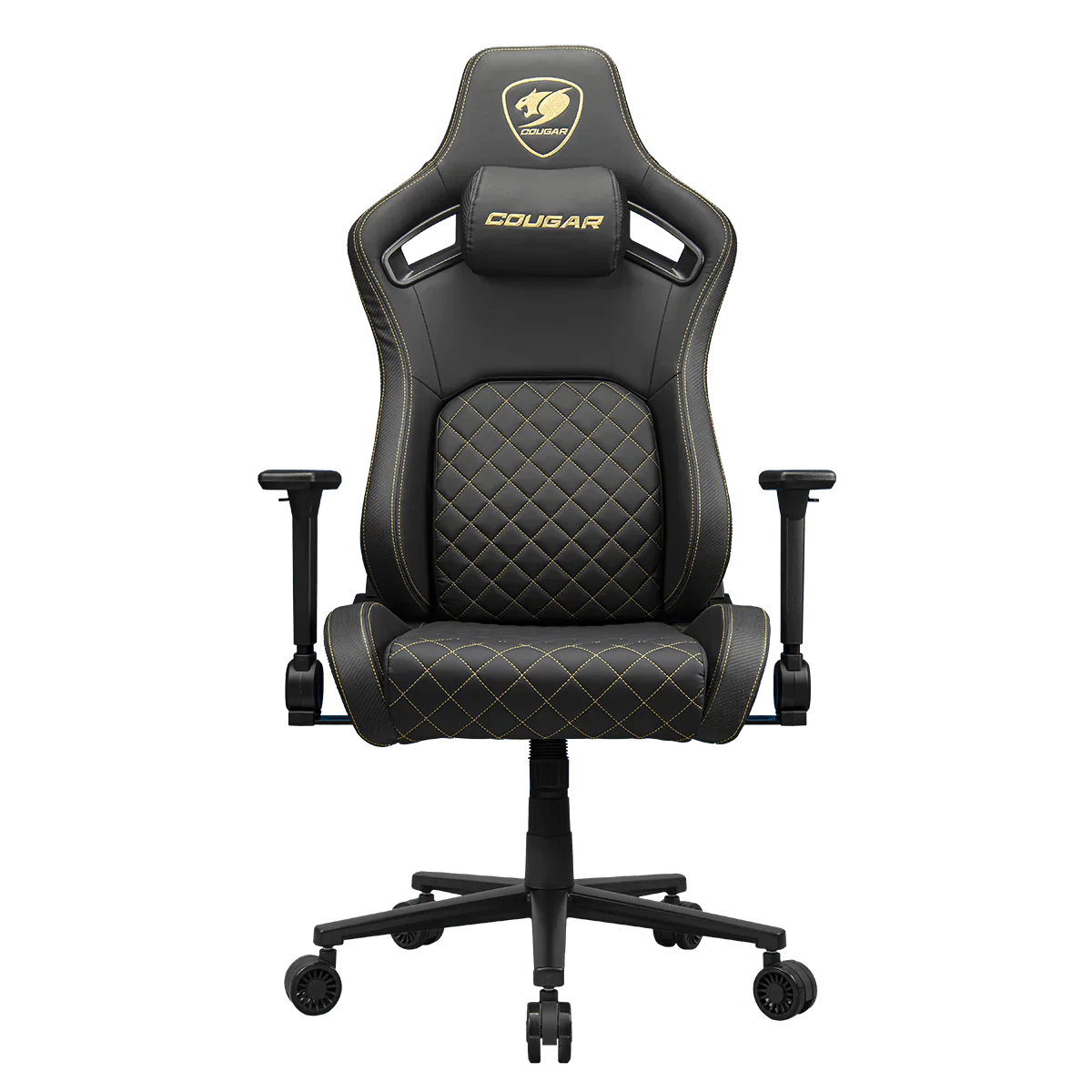 COUGAR DEFENSOR Gold F  Gaming chair black Gold